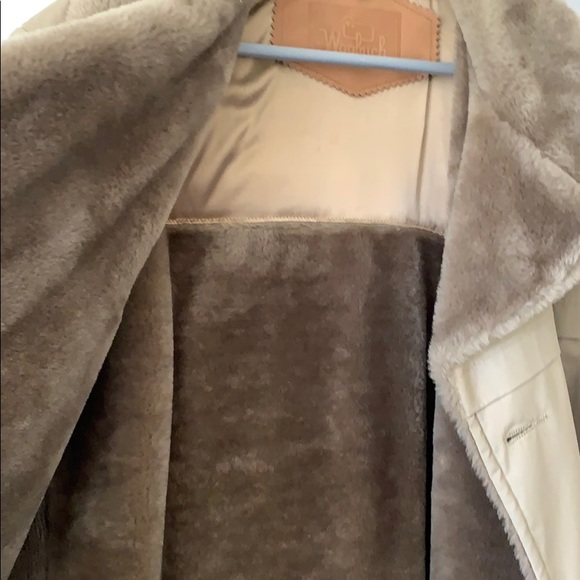 Vintage Woolrich Lined Winter Coat Tan Size 46